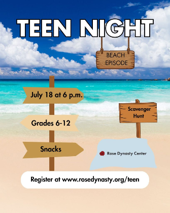Teen Night: Beach Edition (Grades 6-12)