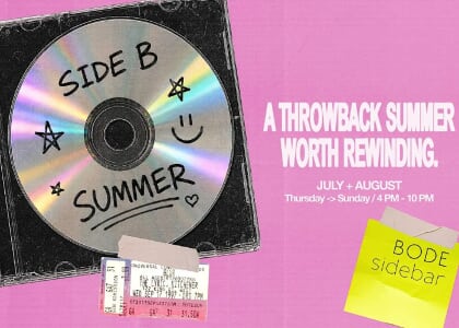 Side B Summer: A Throwback Summer Pop-Up At Sidebar