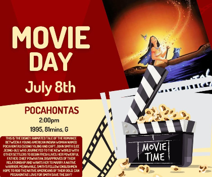 Movie Day: Pocahontas