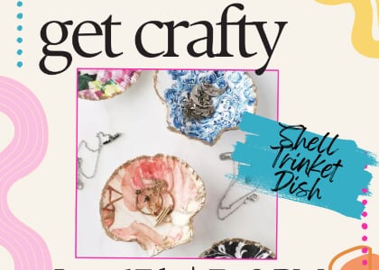 Chicks Get Crafty: Shell Trinket Dish