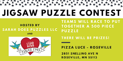 Team Jigsaw Puzzle Contest at Pizza Luce Roseville