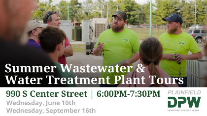 Wastewater + Water Treatment Plant Tour