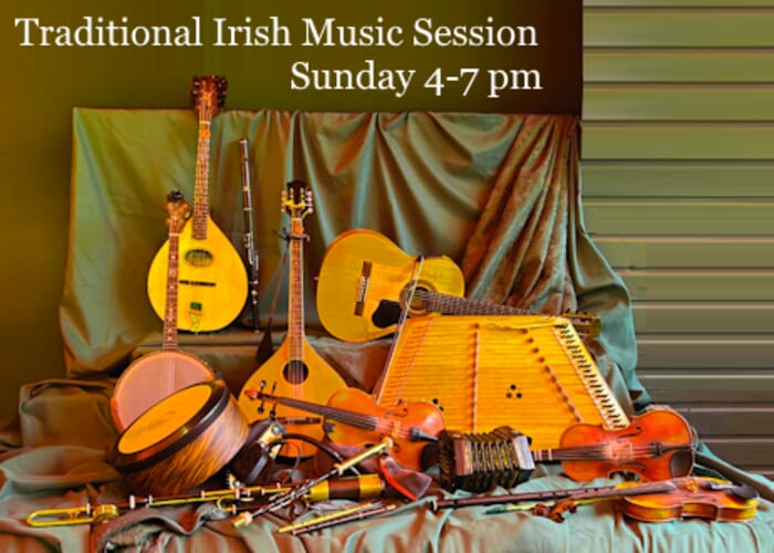 Flyer or photo for Traditional Irish Jam (Sundays)