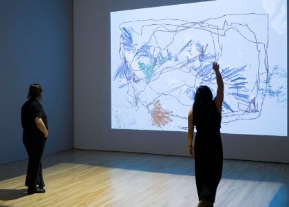 Art with an Expert - featuring "Run the Code" artist Camille Utterback