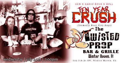 TEN YEAR CRUSH DEBUTS @ TWISTED PROP