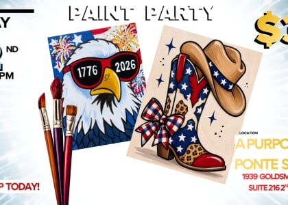 Red, White & Paint Night: Independence Day Paint & Sip
