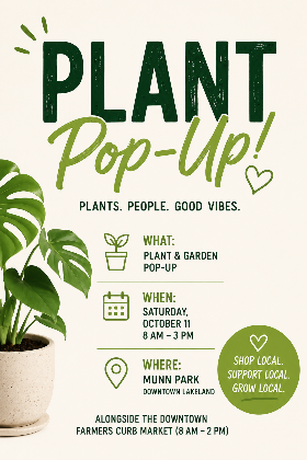 Plant Pop-Up in Munn Park