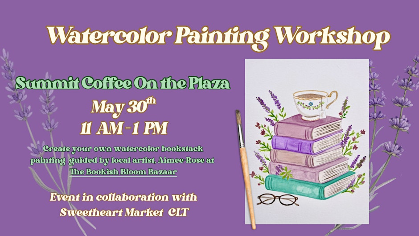 Watercolor Painting Workshop - The Bookish Bloom Bazaar