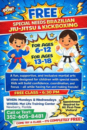 Free Martial Arts for Kids with Special Needs