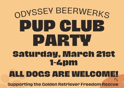 Pup Club Party at Odyssey Beerwerks