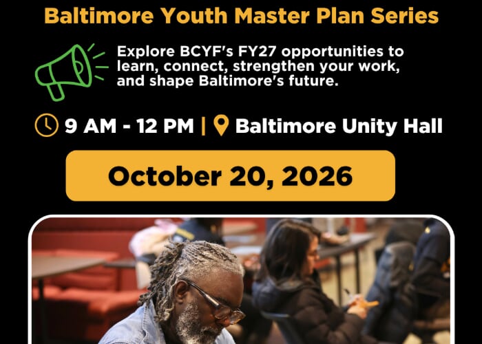 Learn, Connect & Shape Baltimore | Baltimore Youth Master Plan Series