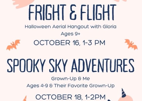Kids Halloween Aerial Yoga