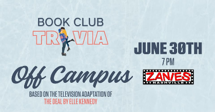 Book Club Trivia: Off Campus at Zanies