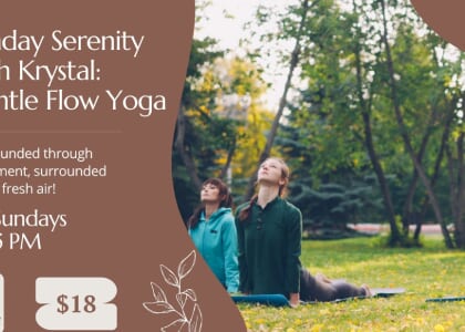 Sunday Serenity with Krystal: Gentle Flow Yoga