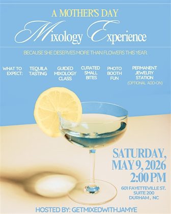 A Toast to Her Mixology Class