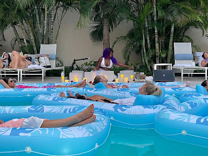 July Floating Sound Bath at Hotel Haya