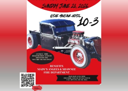 Pocono Olde Truck Show supports Shawnee Vol Fire Co & Mady's Angels