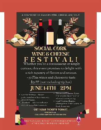 SOCIAL CORK WINE & CHEESE FESTIVAL