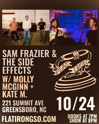 Sam Frazier & The Side Effects w/ Molly McGinn + Kate M.