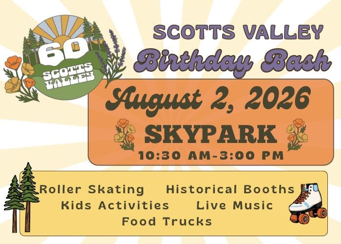 Promotional image for Scotts Valley 60th Birthday Bash