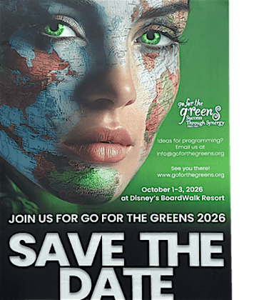 Go for the Greens Galleria exhibitor table