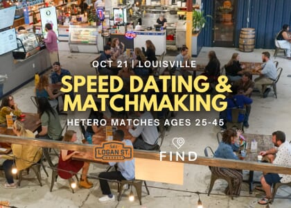 Speed Dating and Matchmaking for Singles 25-45 | Louisville