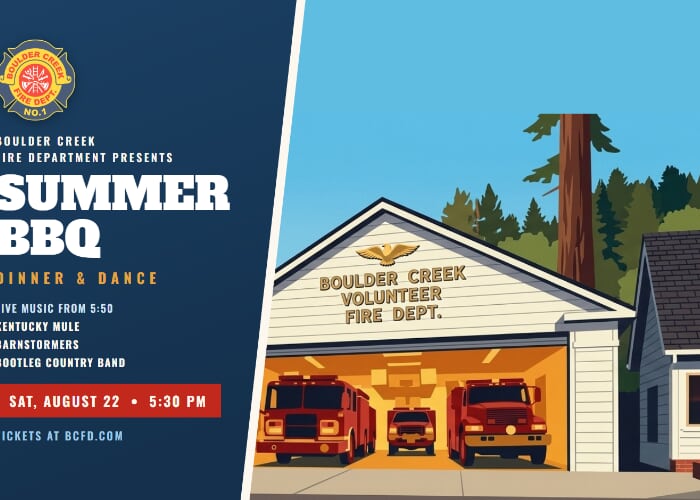 Boulder Creek Fire Department Summer BBQ & Dance
