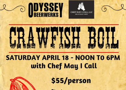 Crawfish Boil at Odyssey Beerwerks