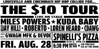 THE $10 TOUR (LOUISVILLE)