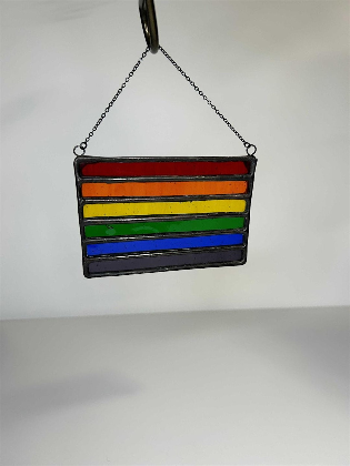 Mixed Level Stained Glass: Pride Flags