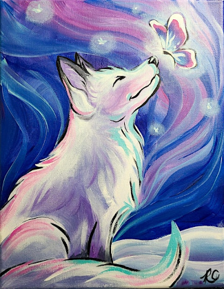 Kid's   Fox And The Butterfly