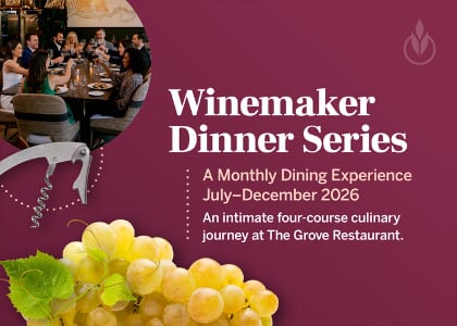 Winemaker Dinner Series Featuring Ancien Winery