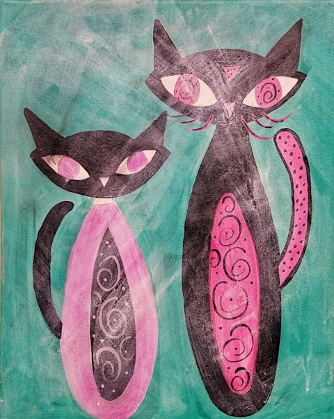 Vintage Retro Cats
