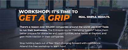 IT'S TIME TO GET A GRIP WORKSHOP