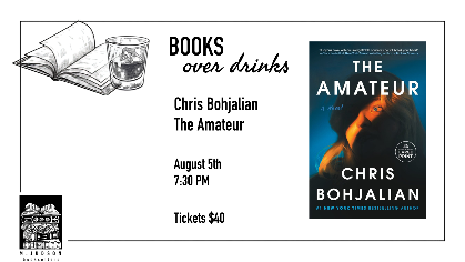 Books Over Drinks with Chris Bohjalian