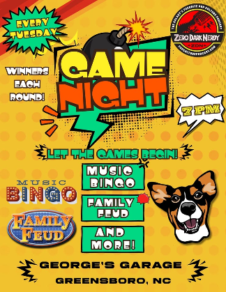 Game Night at George's Garage