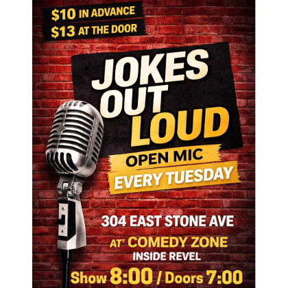 Jokes Out Loud Open Mic