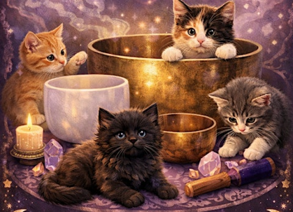 Sound Bath with Cats