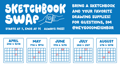 Sketchbook Swap with Good Neighbor