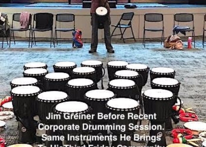3rd Friday Community Drumming Class w/ Jim Greiner