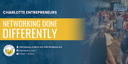 June Networking with Charlotte Entrepreneurs