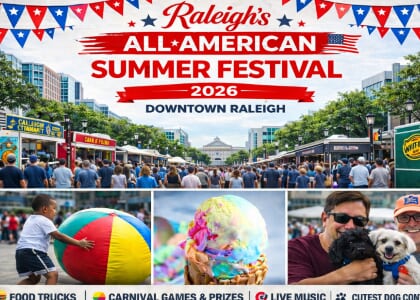 Raleigh's Summer Festival- Food, Desserts, Games&Prizes, Free Admission