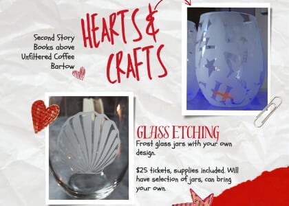 Hearts & Crafts Club: Glass Etching