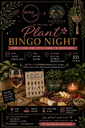 Plant Pingo @ Winegirl San Diego