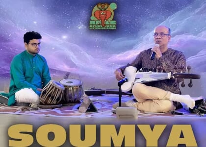 Soumya Chakraverty & Mallar Goswami with Blake Hornsby