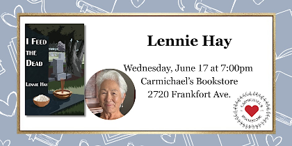 Lennie Hay discusses I Feed the Dead with Martha Greenwald