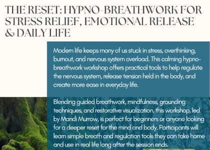 The Reset: Hypno-Breathwork for Stress Relief, Emotional Release & Life