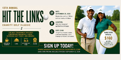 The 13th "Hit the Links"  Charity Golf Classic