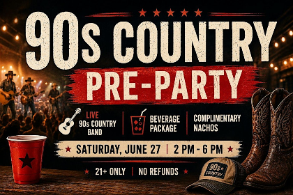 90s Country Concert Pre-Party