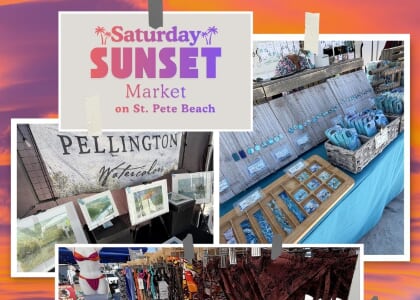 Saturday Sunset Market on St Pete Beach